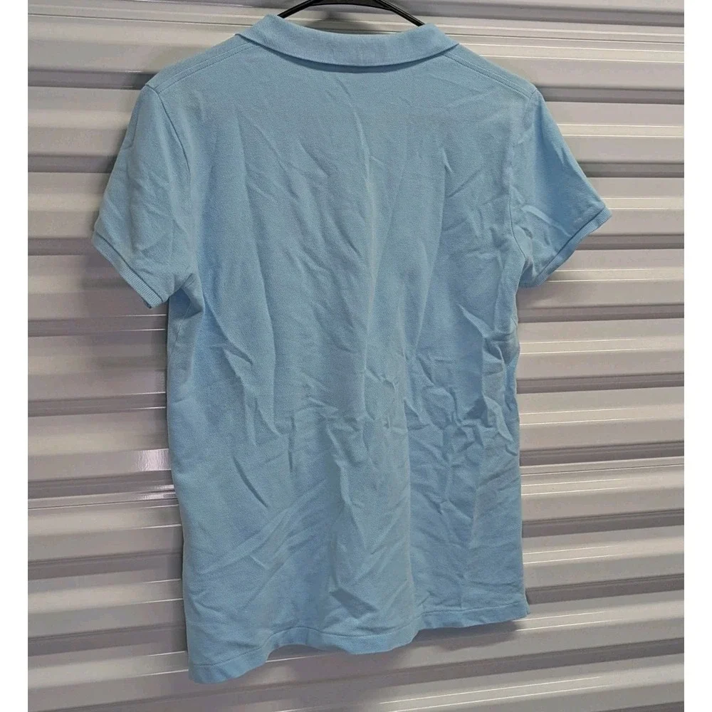 Nautical Preppy Polo Ralph Lauren Classic Fit Blue Polo Shirt Medium